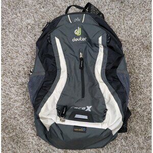 Deuter Race X Backpack Cycling Black Rain Cover Airstripes No Bladder Hiking